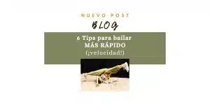 bailar más rápido, velocidad, hip hop, danza contemporánea, ballet clásico